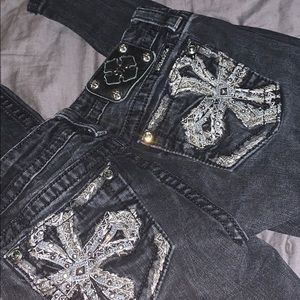 Distraught miss me jeans